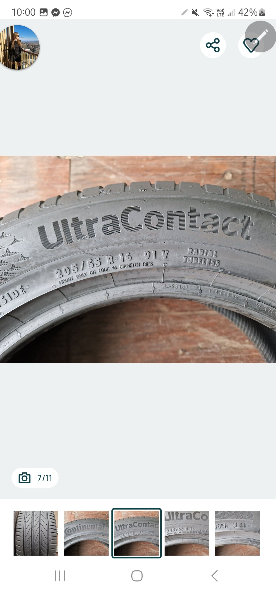 Opony letnie Continental UltraContact 205/55r16 (91V)