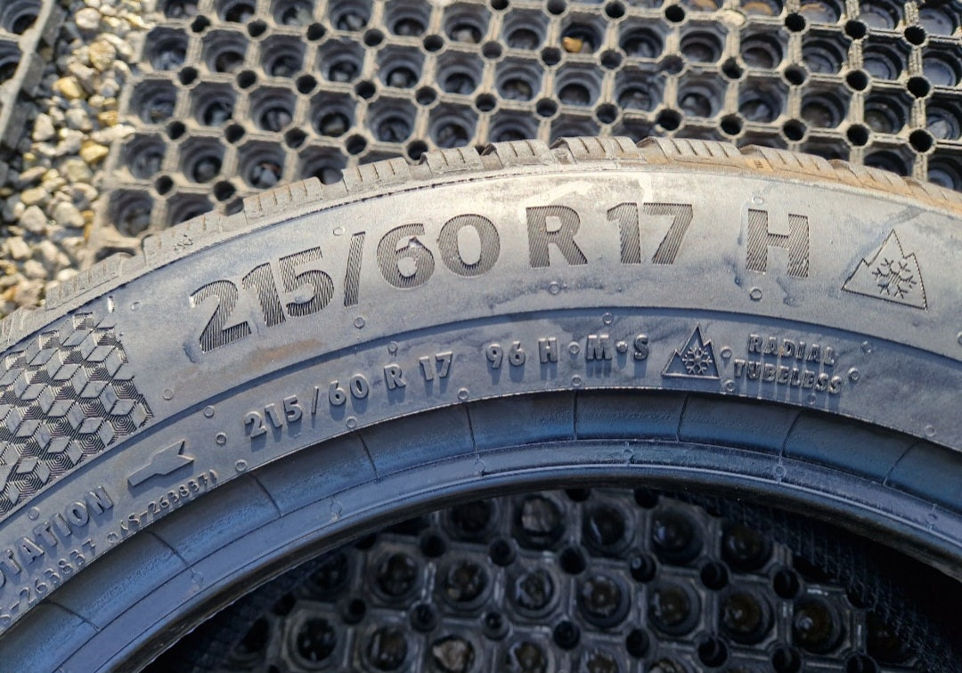 Opona zimowa Continental WinterContact TS870P. 215/60r17 (96H)